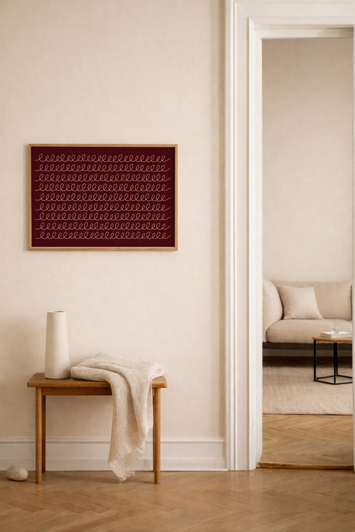 Continuous — Claret Ground