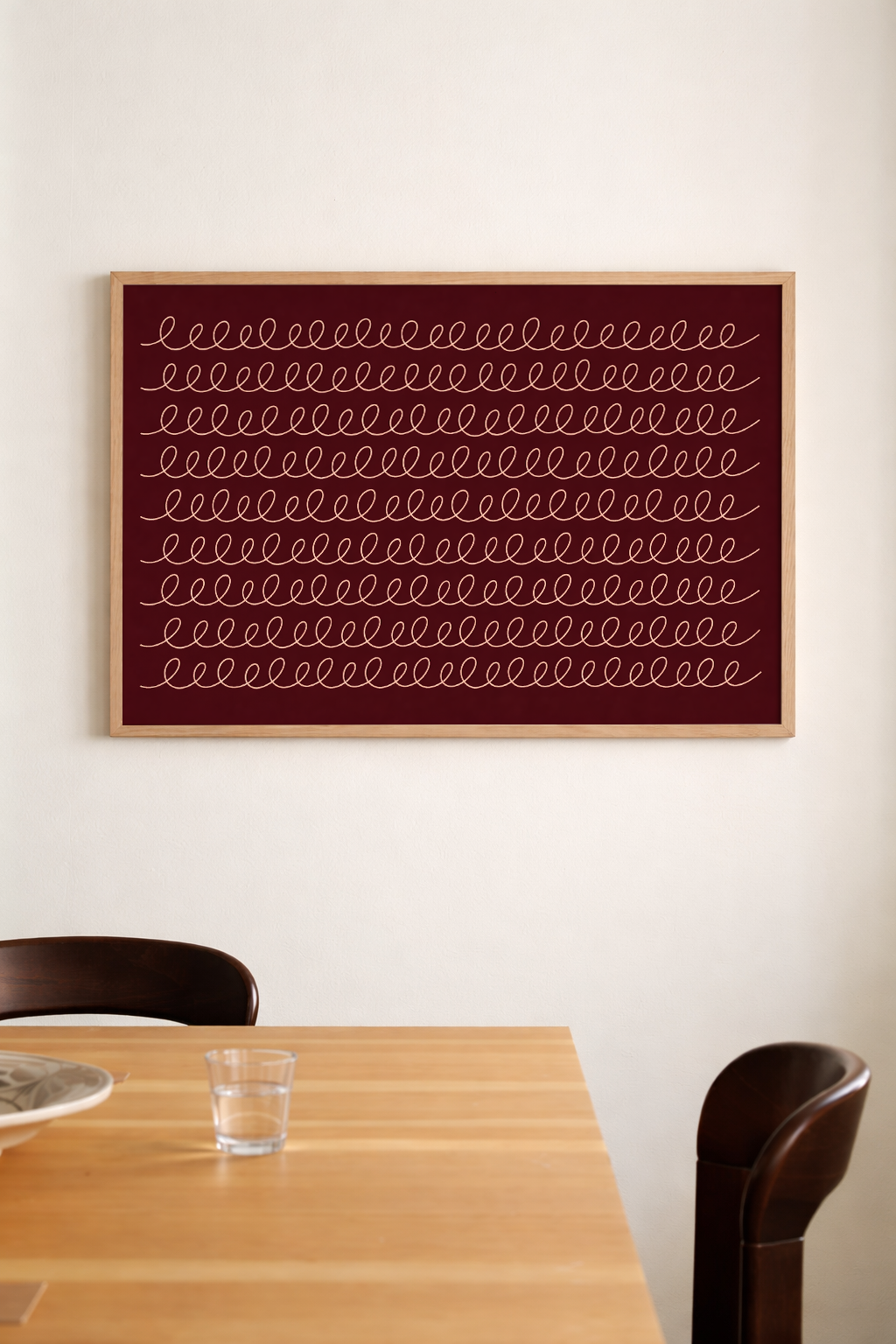 Continuous — Claret Ground