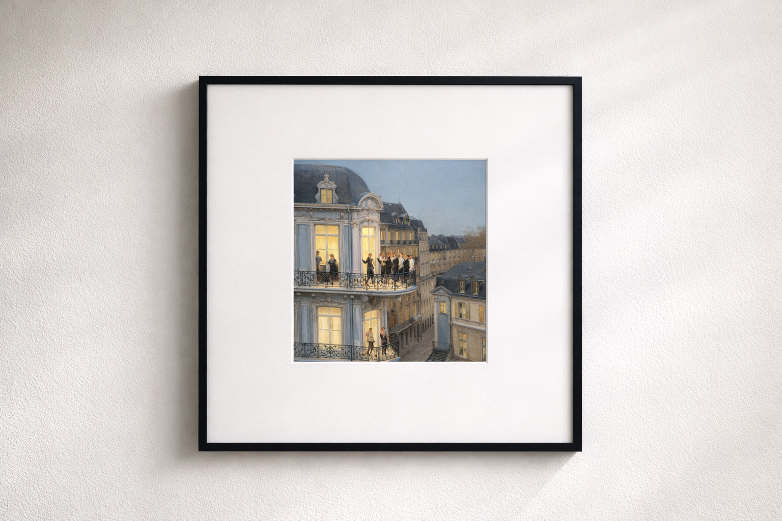 Parisian Balcony Reverie — Fine Art Print