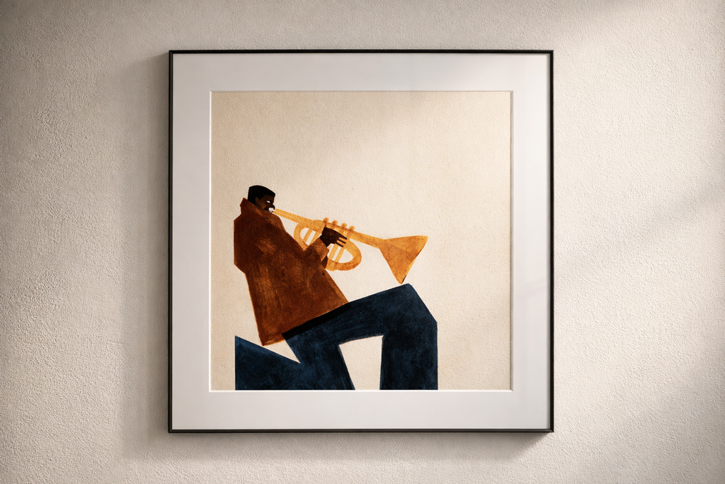 Mid Century Rhythms - Jazz Abstract Art