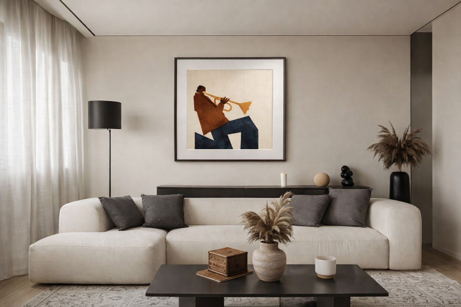 Mid Century Rhythms - Jazz Abstract Art