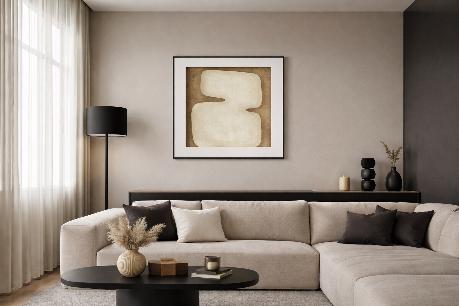 Quiet Form - Contemporary Neutral Abstract
