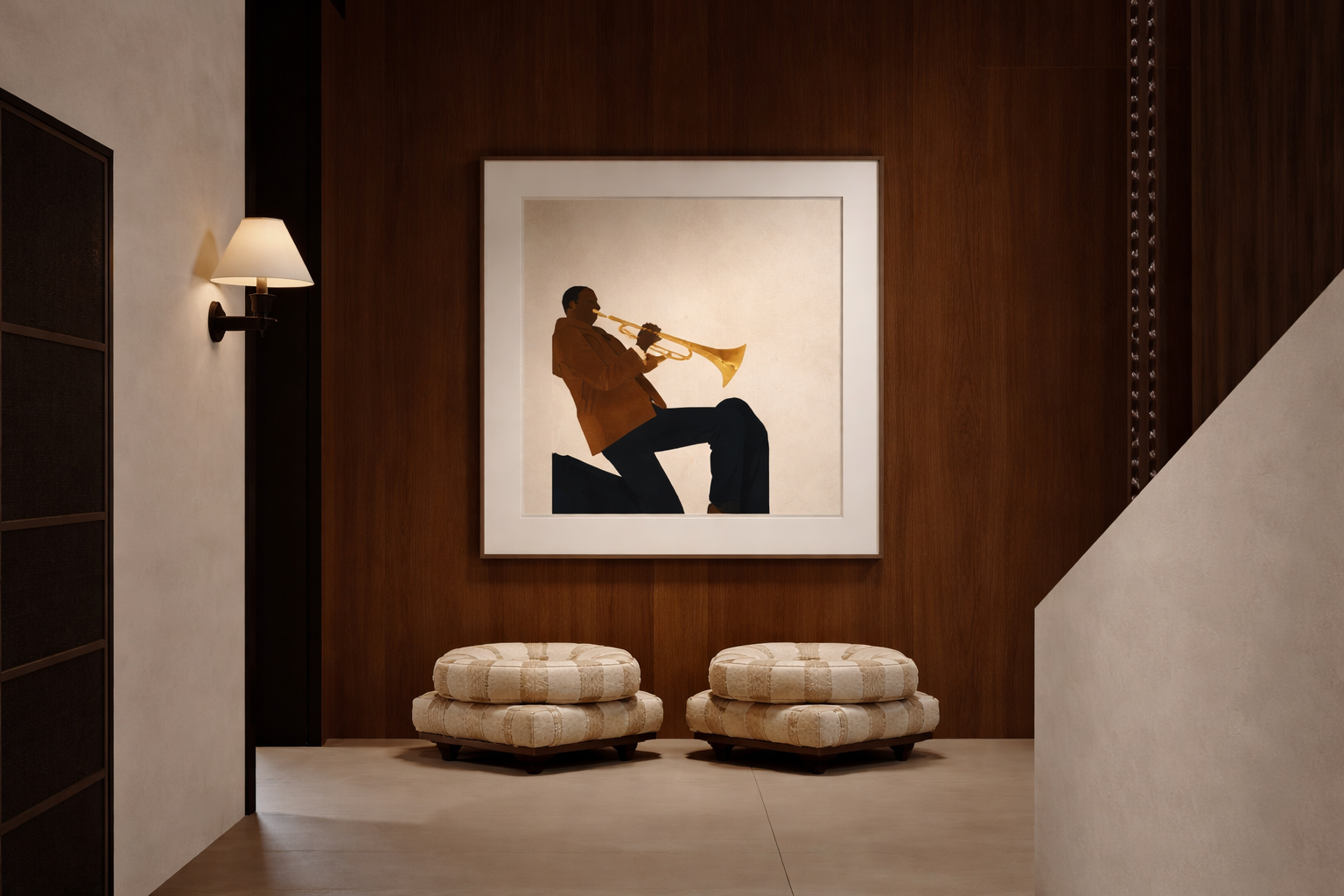 Mid Century Rhythms - Jazz Abstract Art