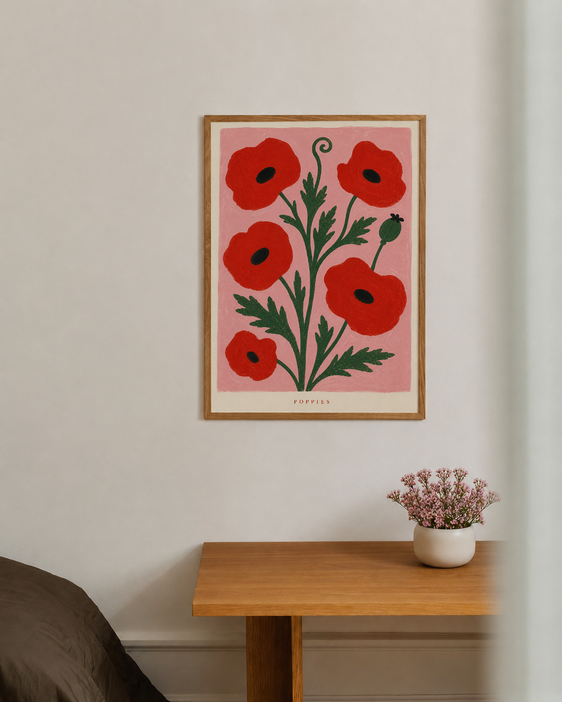 Poppies in Red