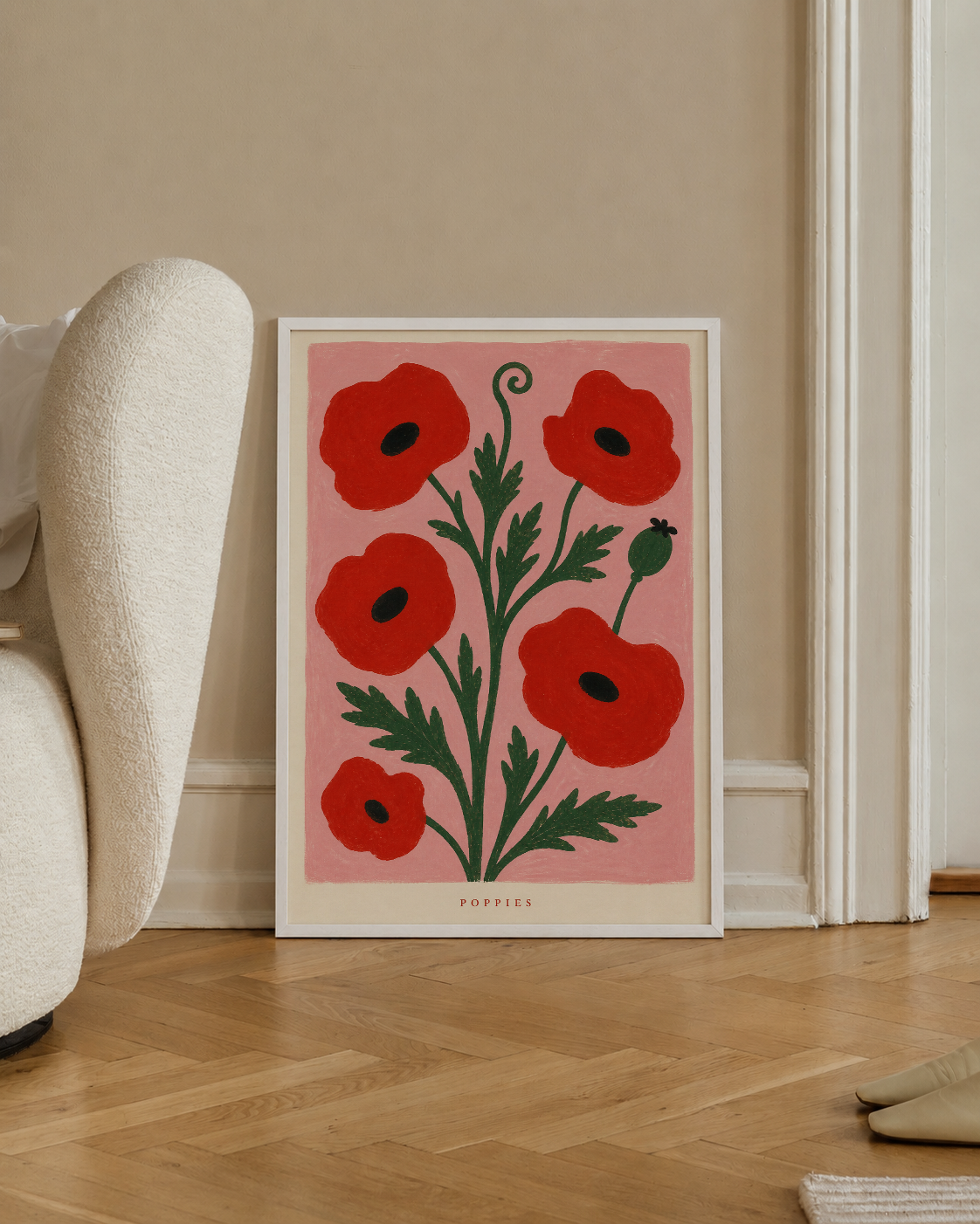Poppies in Red
