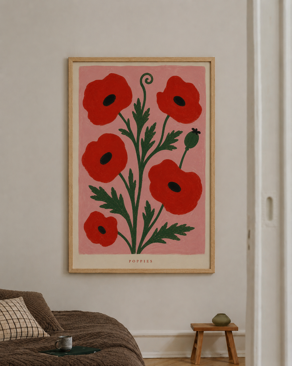 Poppies in Red