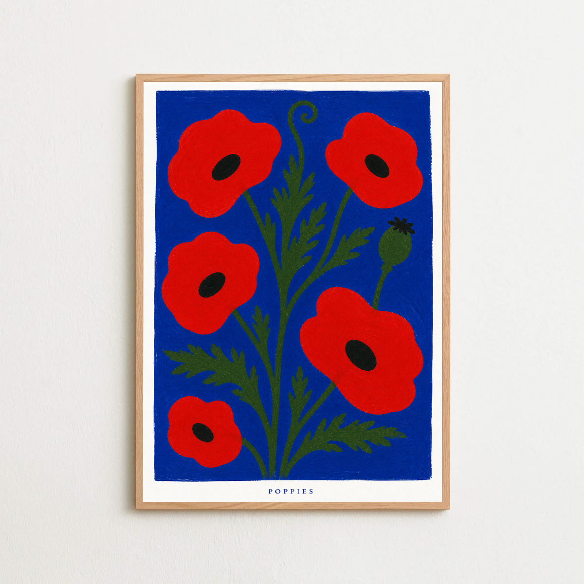 Poppies in Noir