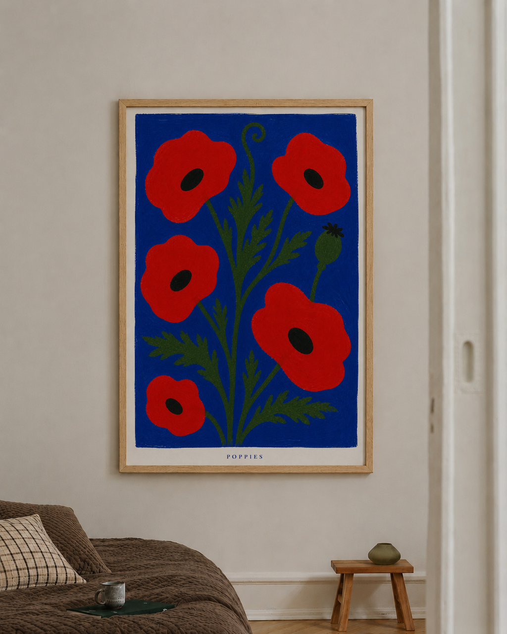 Poppies in Noir