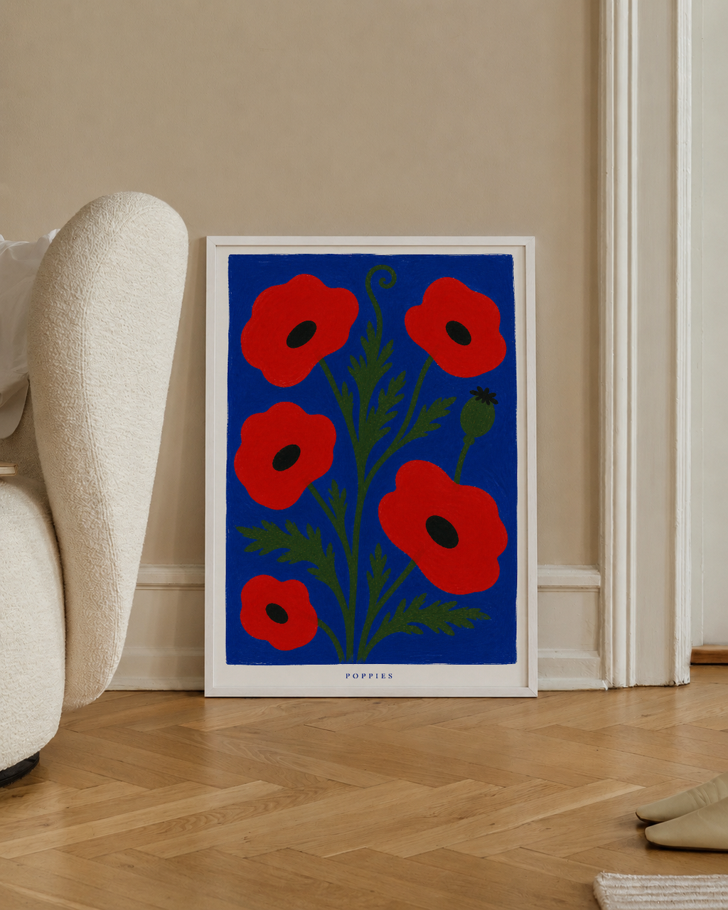 Poppies in Noir