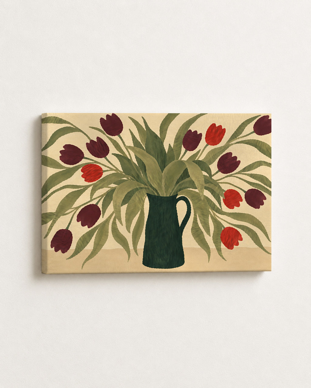 late tulips, gallery wrap