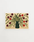 late tulips, rolled art print