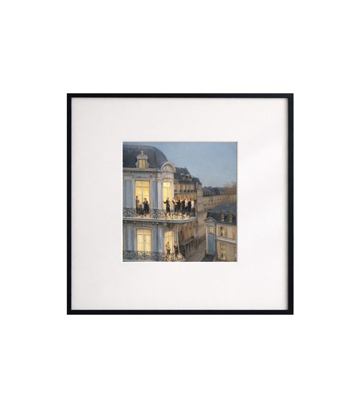 Parisian Balcony Reverie — Fine Art Print