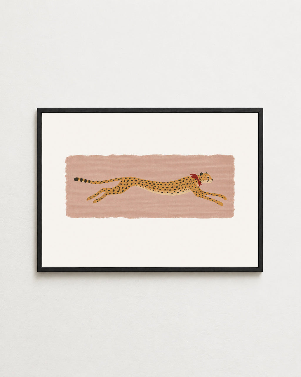 the long sprint, in a black frame