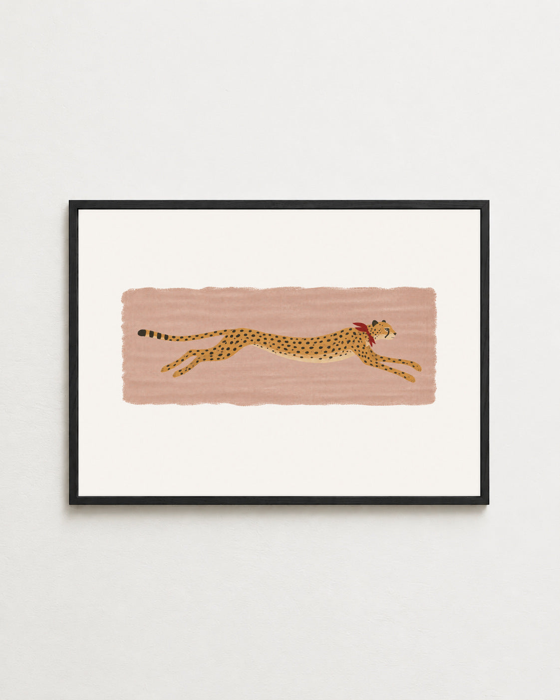 the long sprint, in a black frame