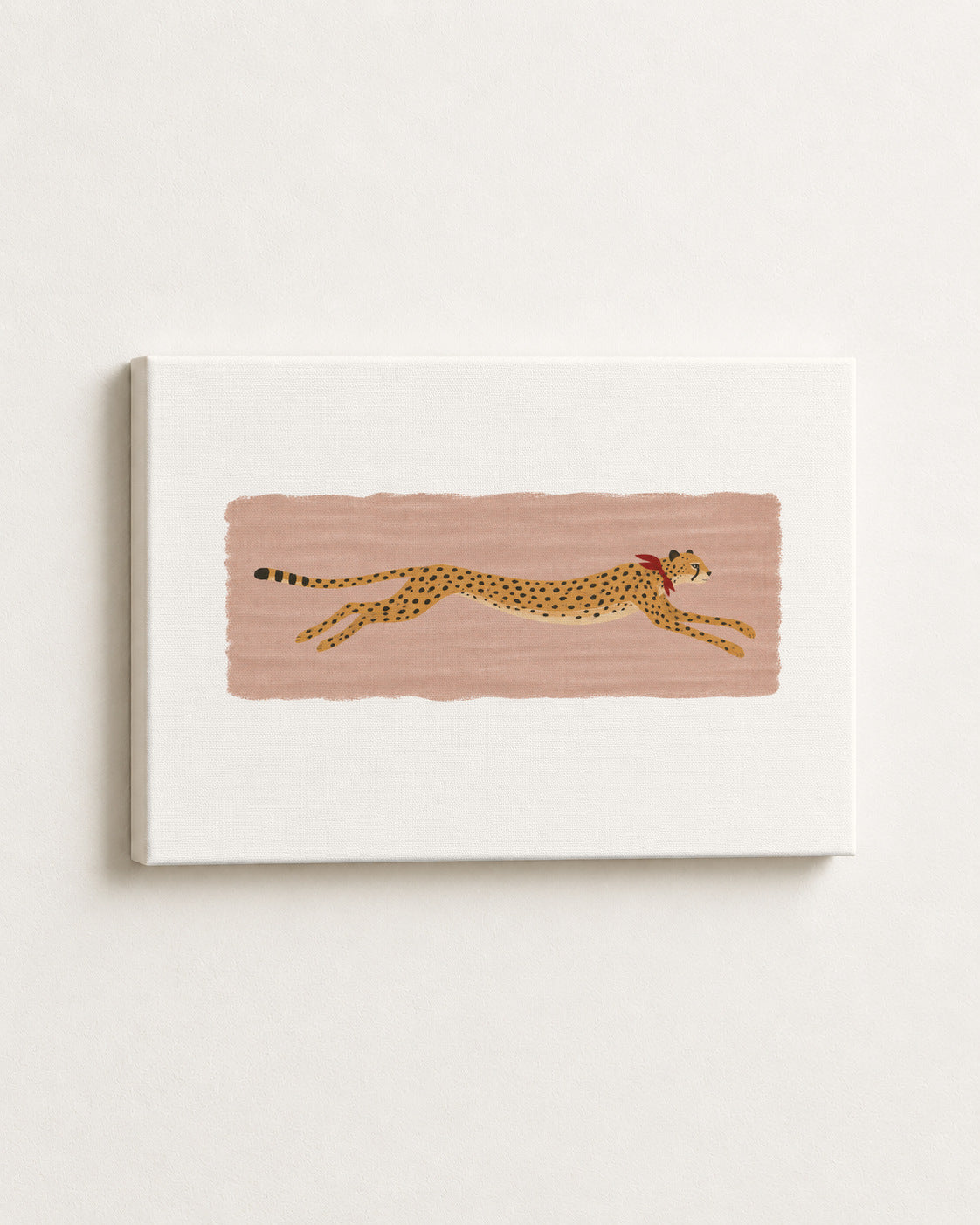the long sprint, as a gallery wrapped canvas