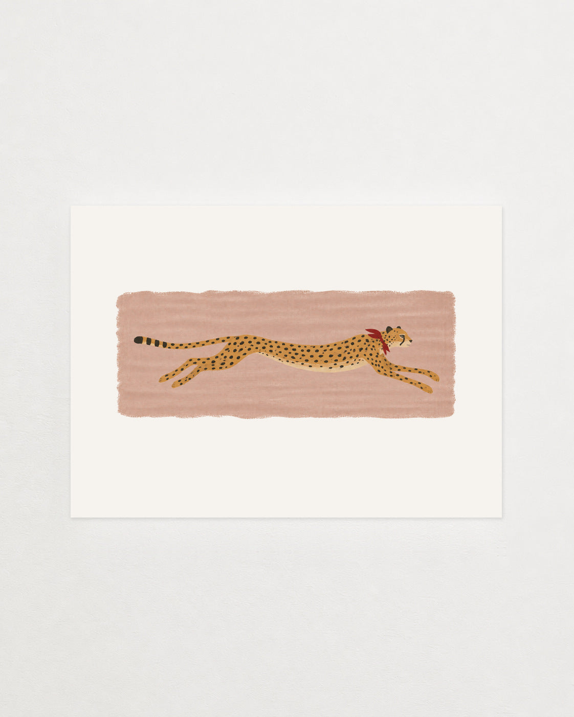 the long sprint, as an unframed print