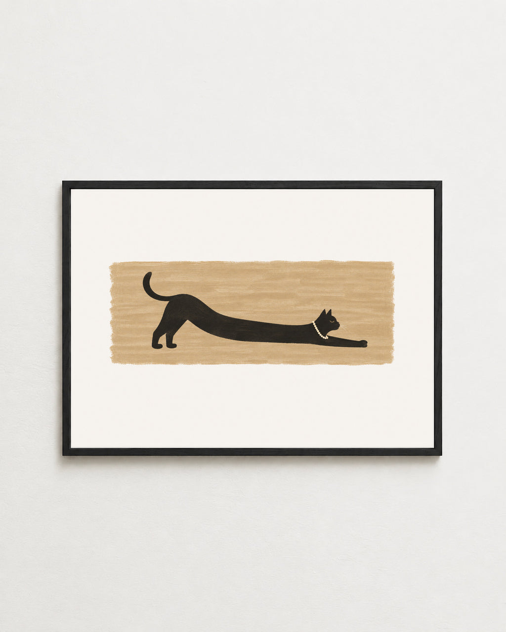 the long stretch, in a black frame