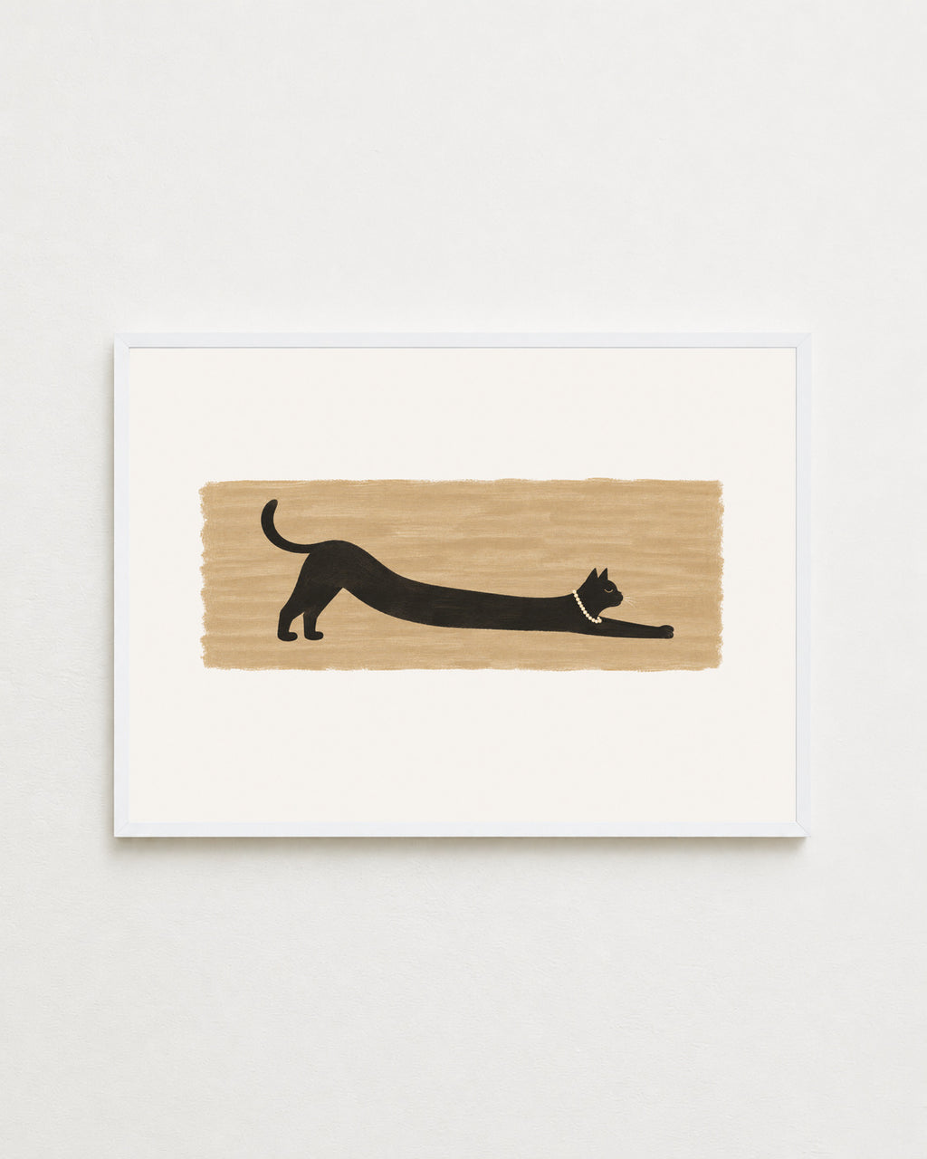 the long stretch, in a white frame