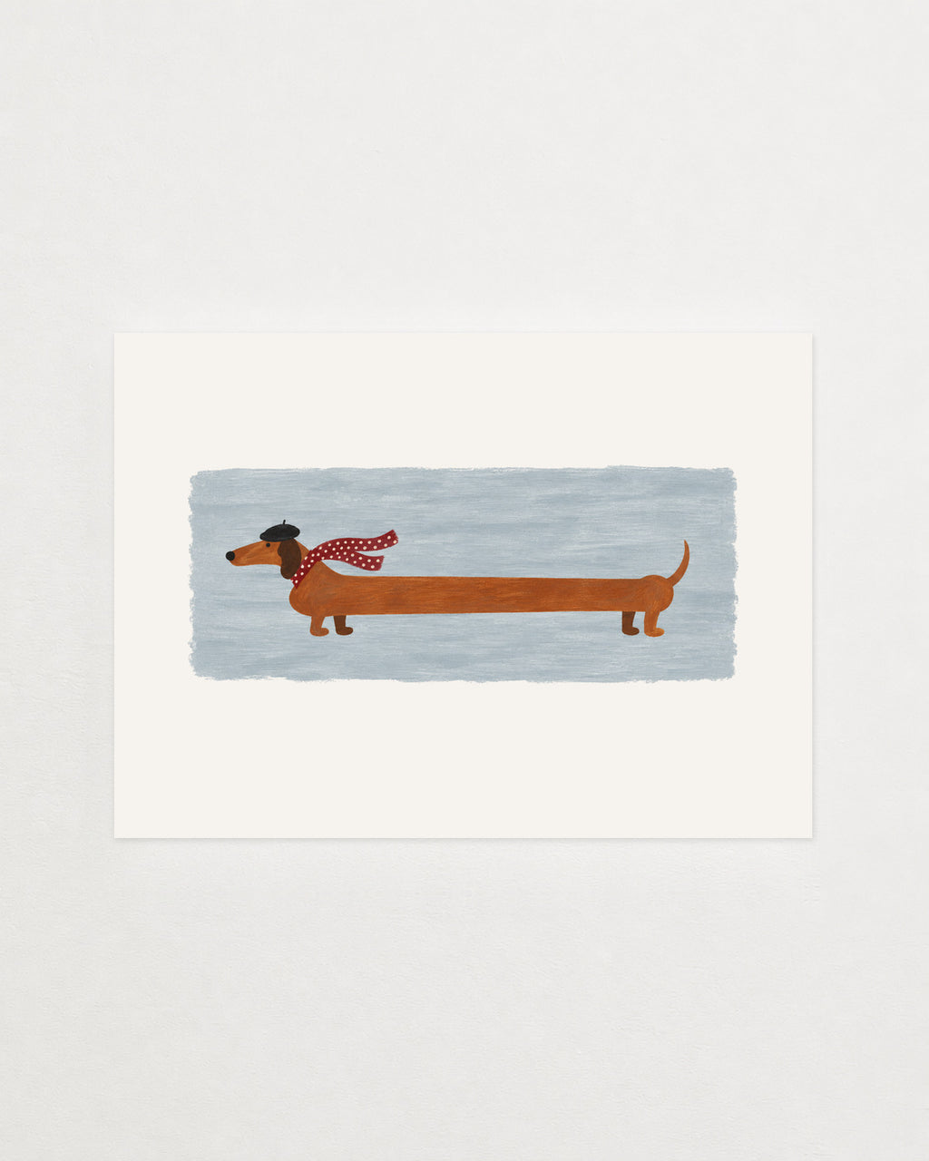 the long walk in mist, as an unframed print