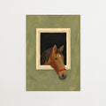 the lookout — sage, rolled art print